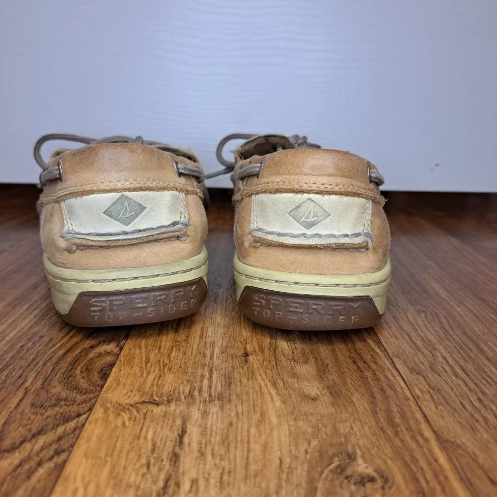 Sperry Top Siders Boat Shoes Tan Size 8